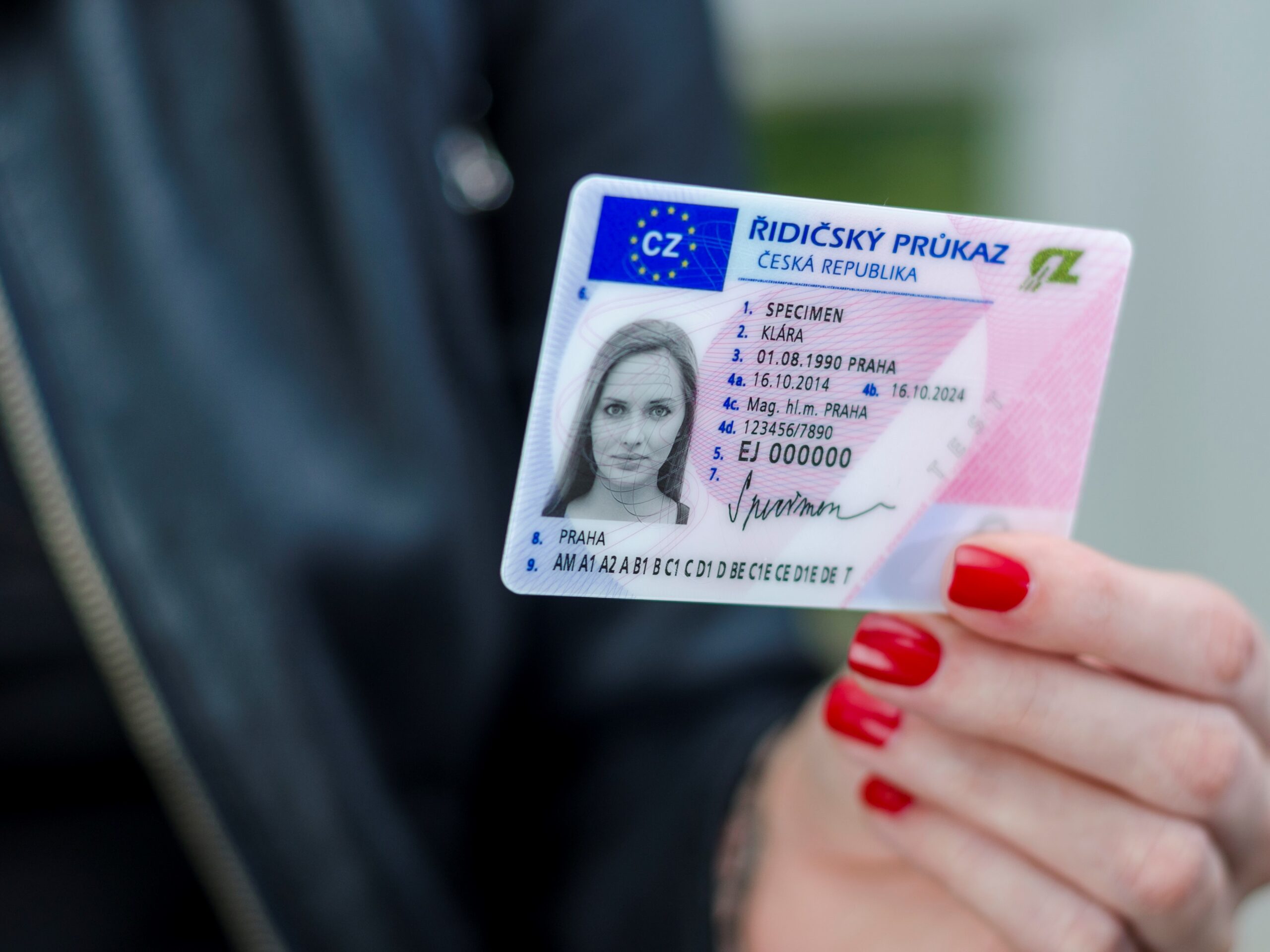Чешское водительское удостоверение