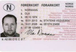 Norway driver’s license