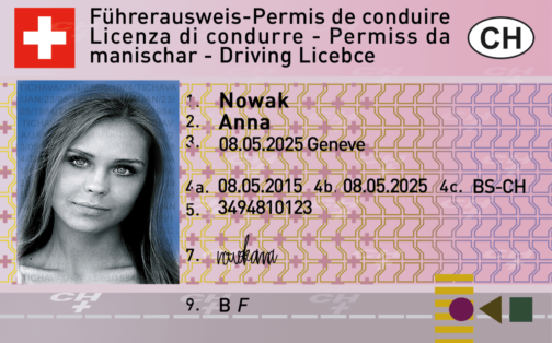 Switzerland Drivers License