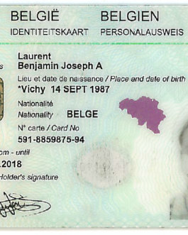 Belgian national identity card
