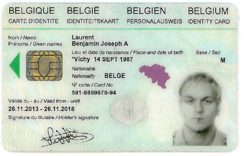 Belgian ID Card