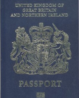 Unregistered British Passport