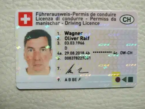 Buy A Swiss Driver's License Online