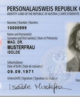 Buy Austria Identity card (personalausweis)