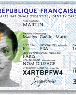 Buy French identity card